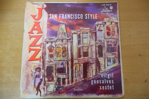 I3-087＜LP/US盤＞Virgil Gonsalves Sextet / Jazz San Francisco Style_画像1