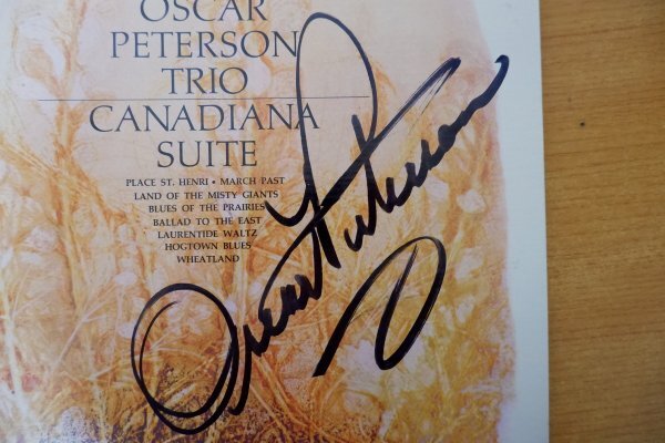 I3-302＜LP/サイン入/US盤/美盤＞オスカー・ピーターソン The Oscar Peterson Trio / Canadiana Suite_画像3