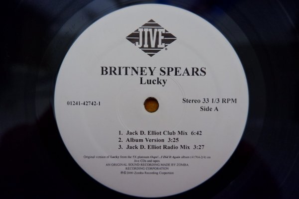 J3-099＜12inch/US盤/美盤＞Britney Spears / Lucky_画像4