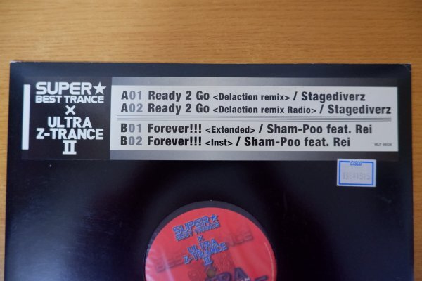 J3-330＜12inch＞「Super Best Trance × Ultra Z-Trance Ⅱ」Stagediverz / Ready 2 Go (Delaction Remix) 他_画像2