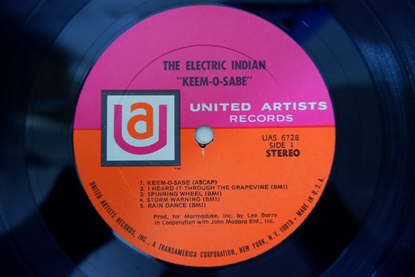 L3-112＜LP/US盤/美盤＞The Electric Indian / Keem-O-Sabe_画像4