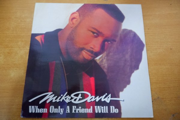 L3-157＜LP/UK盤＞Mike Davis / When Only A Friend Will Do_画像1