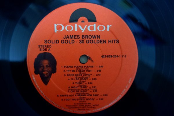 L3-168＜2枚組LP/US盤＞ジェームス・ブラウン James Brown / Solid Gold (30 Golden Hits - 21 Golden Years)_画像5