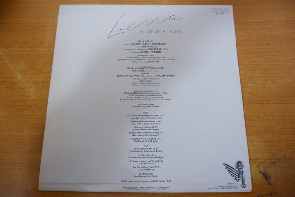 L3-225＜LP/US盤＞リナ・ホーン Lena Horne / Lena, A New Album_画像2