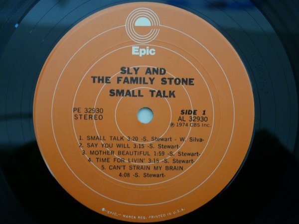 N3-039＜LP/US盤/美盤＞Sly & The Family Stone / Small Talk_画像4