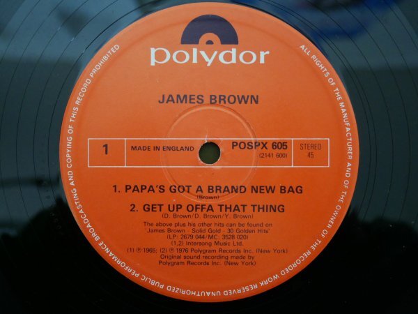 N3-059＜12inch/UK盤＞ジェームス・ブラウン James Brown / Papa's Got A Brand New Bag_画像3