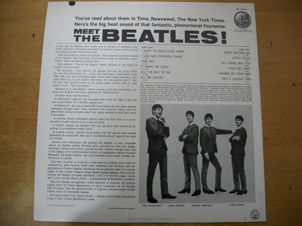 N3-114＜LP/US盤/美盤＞ビートルズ The Beatles / Meet The Beatles!_画像2
