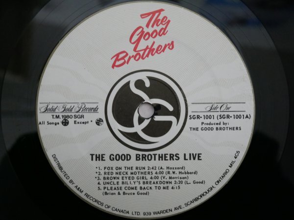 N3-330＜2枚組LP/US盤/美盤＞The Good Brothers / The Good Brothers Liveの画像5