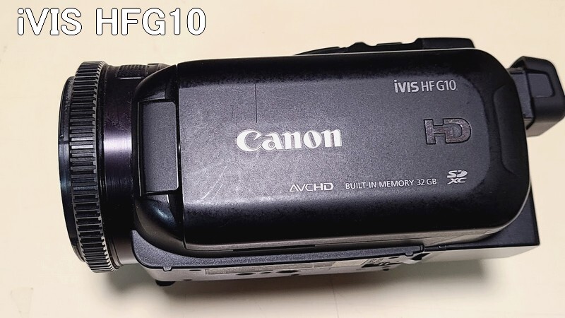 管理番号＝4C164　　ビデオカメラ　Canon　iVIS HFG10　使用説明書あり_画像10