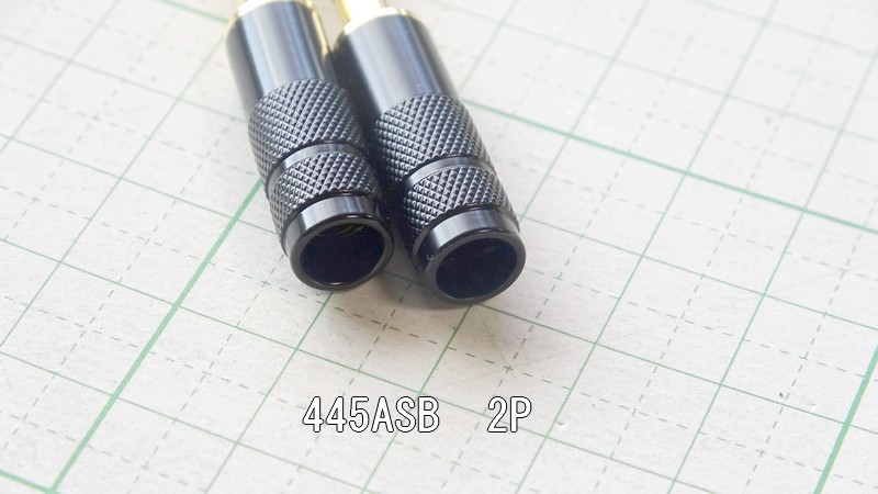 管理番号＝4D155　　自作用 4.4mm　5極バランスプラグ　445ASB　2個セット_画像3