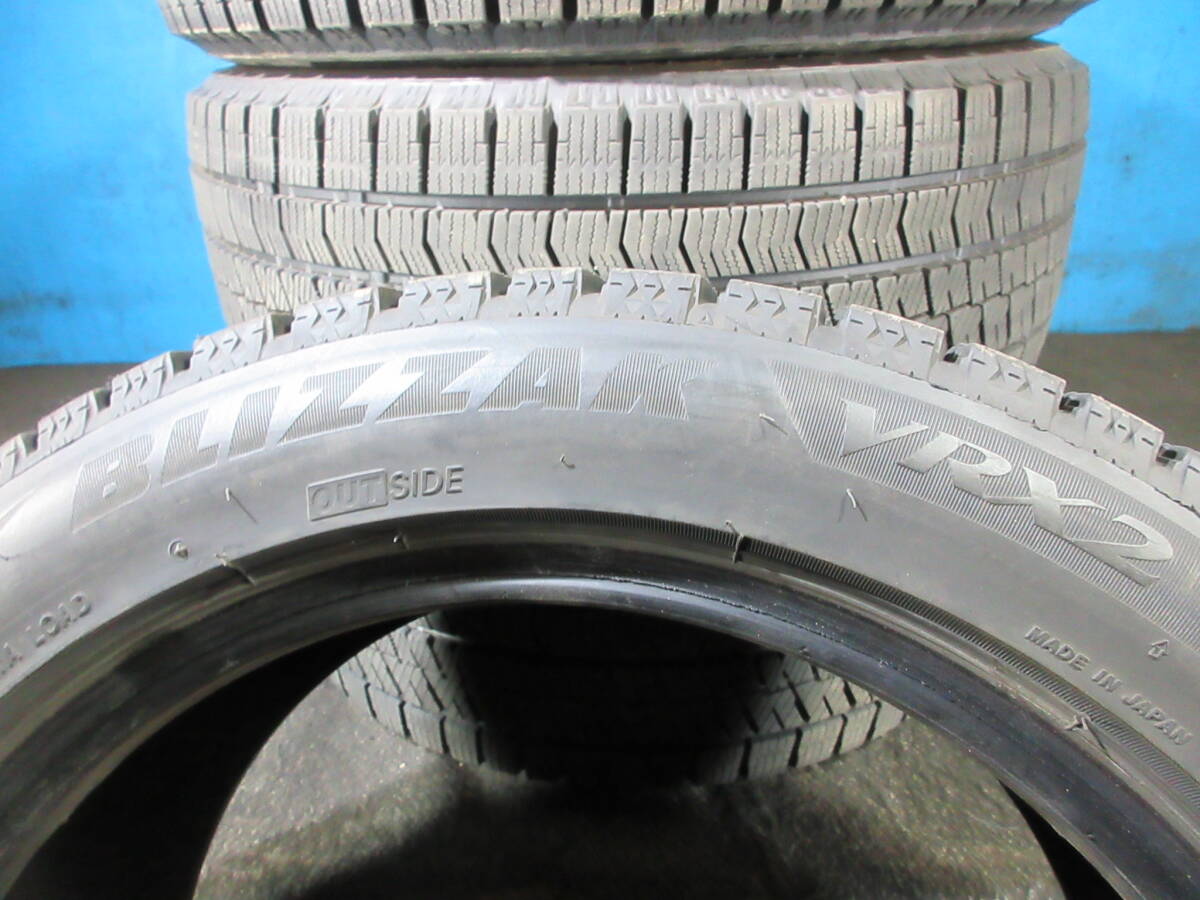 2018年製 ブリヂストンタイヤ BRIDGESTONE BLIZZAK VRX2 195/50R16 88Q 4本 №07501D 室内保管 スノータイヤ 雪 氷 冬タイヤ スタッドレス_画像9