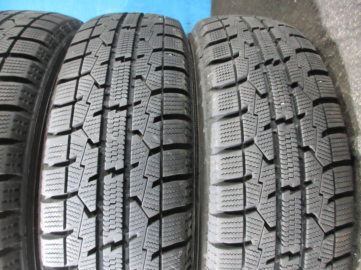 残溝80％ トーヨータイヤ ガリット TOYO GARIT GIZ 155/65R14 4本 №07503A 室内保管 雪 氷 冬タイヤ スタッドレス 軽自動車等_画像3