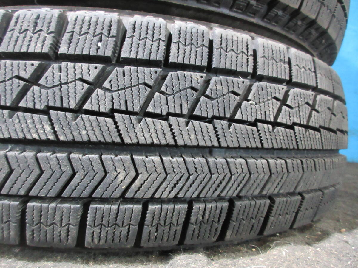 2018年製 ブリヂストンタイヤ BRIDGESTONE BLIZZAK VRX 155/65R14 4本 №07544B 室内保管 雪 氷 冬タイヤ スタッドレス 軽自動車等_画像7