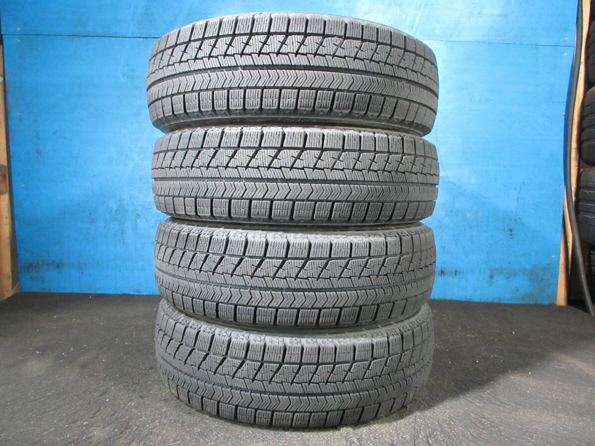 14インチ冬用 2018年製 BRIDGESTONE BLIZZAK VRX 155/65R14 4本 №07544B 室内保管 雪 氷 冬タイヤ スタッドレス 軽自動車等_画像1