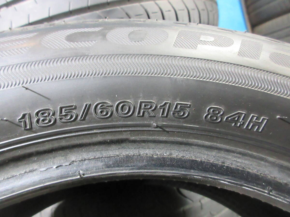 2017年製 ブリヂストンタイヤ エコピア BRIDGESTONE ECOPIA EP150 185/60R15 84H 4本 №07670A 室内保管 夏タイヤ オンロードタイヤの画像9