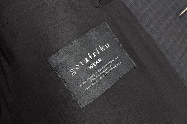 新品 オンワード樫山 五大陸/GOTAIRIKU AIR WEAR 春夏 日本製 最高級 ゼニア/Zegna クールエフェクト スーツ34L/AB4/やや幅広S/濃灰/13.2万_画像8