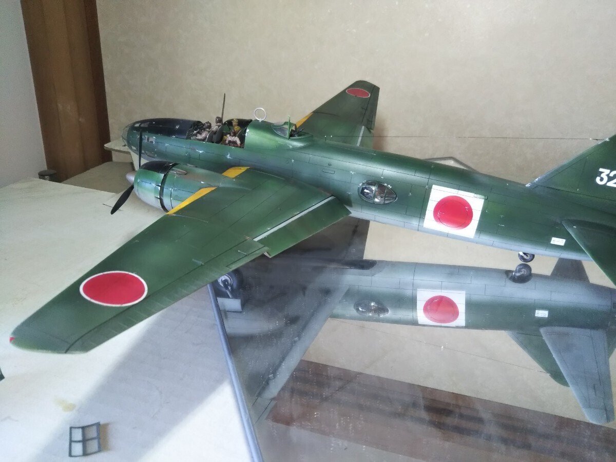 タミヤ1/48完成品「日本海軍 一式陸上攻撃機11型」山本長官搭乗 タミヤ1/48完成品「日本海軍 一式陸上攻撃機11型」山本長官搭乗