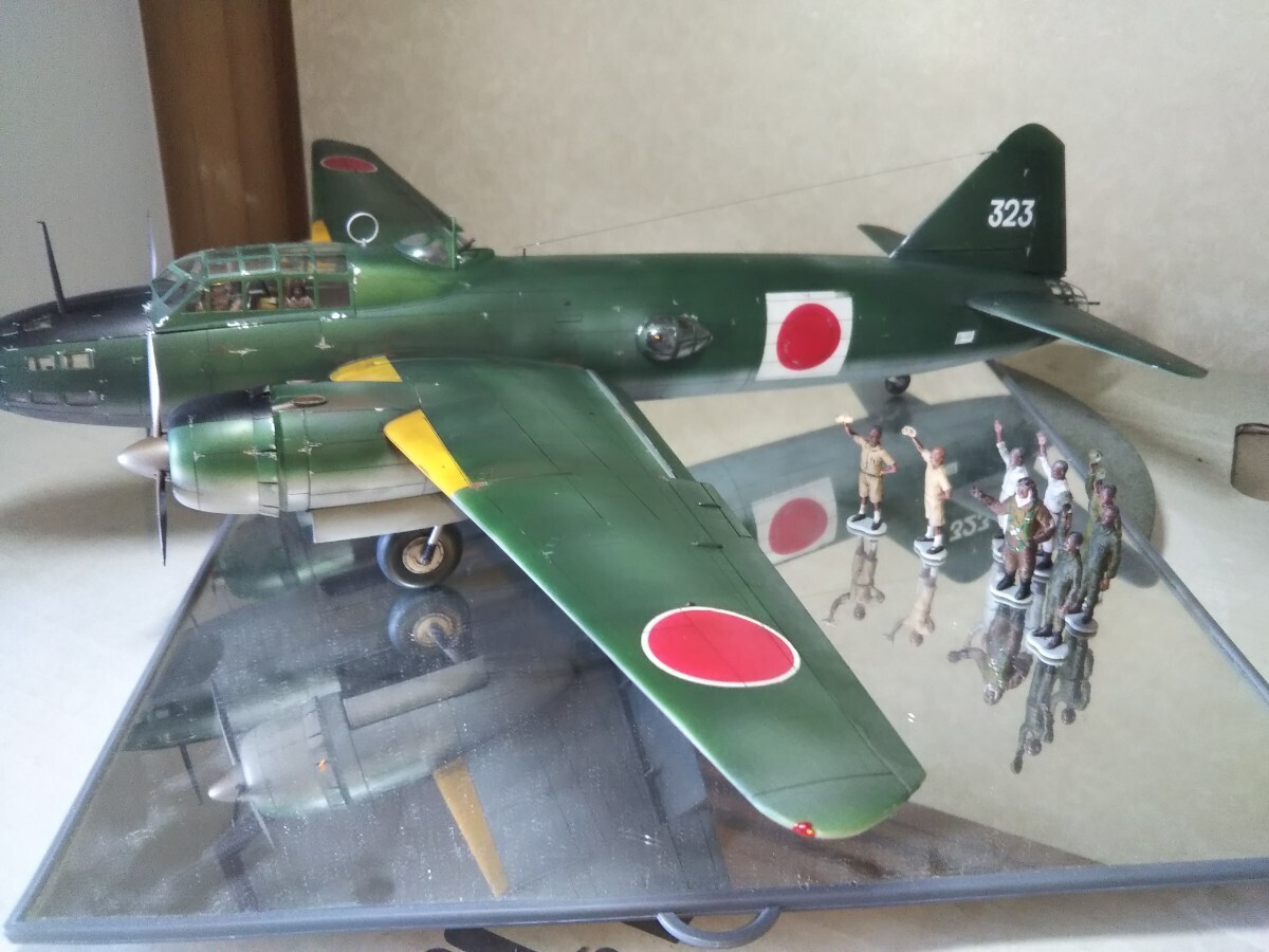 タミヤ1/48完成品「日本海軍 一式陸上攻撃機11型」山本長官搭乗 タミヤ1/48完成品「日本海軍 一式陸上攻撃機11型」山本長官搭乗