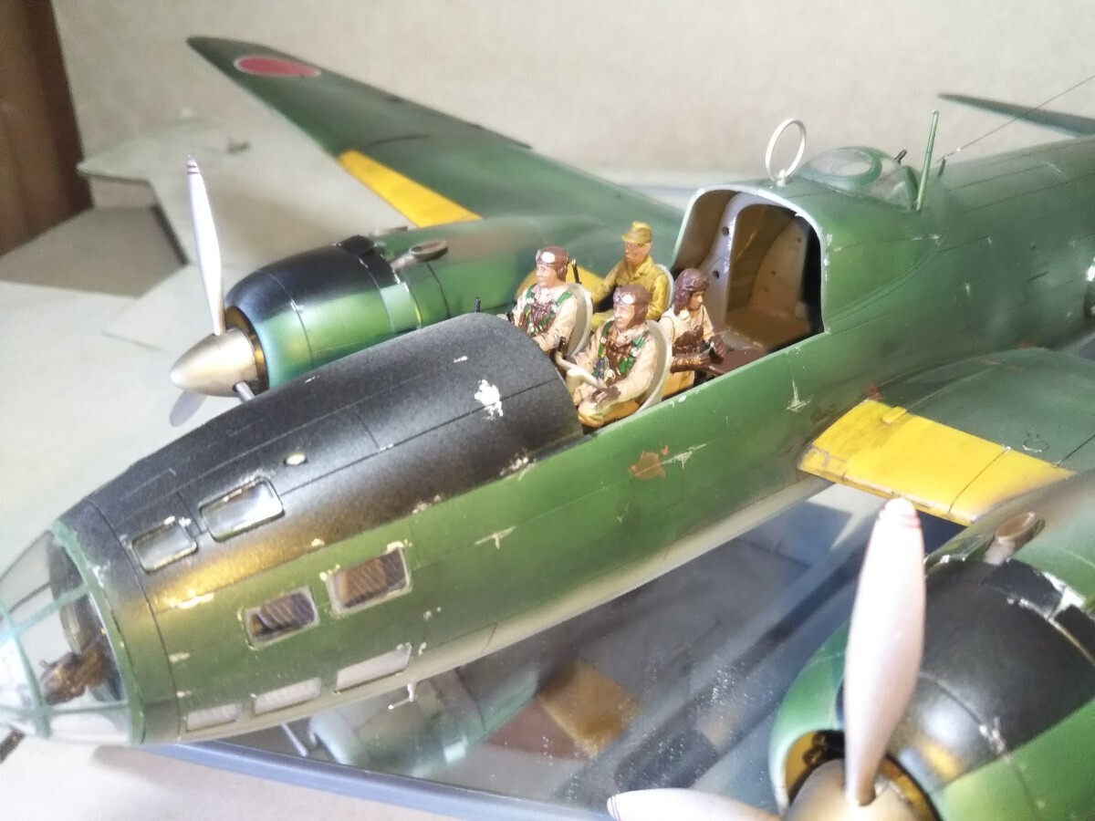 タミヤ1/48完成品「日本海軍 一式陸上攻撃機11型」山本長官搭乗 タミヤ1/48完成品「日本海軍 一式陸上攻撃機11型」山本長官搭乗