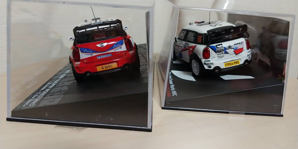 ★ixo ALTAYA MINI ミニ ジョンクーパーワークスWRC 2011年 2012年 2台セット 1/43_画像7