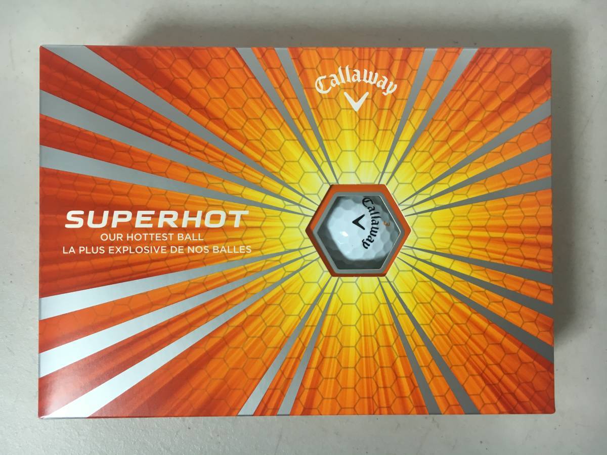  期間限定 大特価 新品 CallaWay キャロウェイ ゴルフボール SUPERHOT スーパーホット 12個セット_画像2