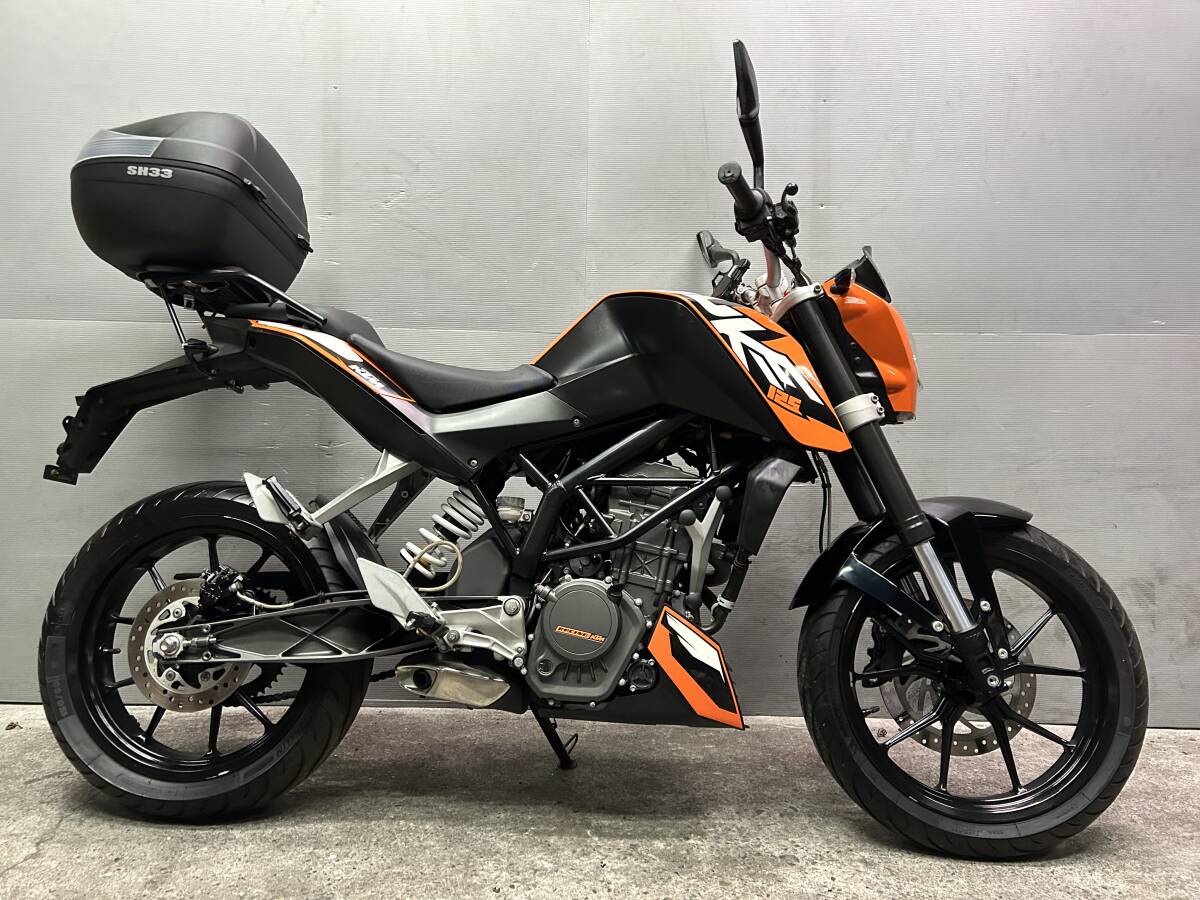 KTM１２５　デューク　　　即始動で綺麗　　１円スタート売り切り～即決も出来ます。_画像1