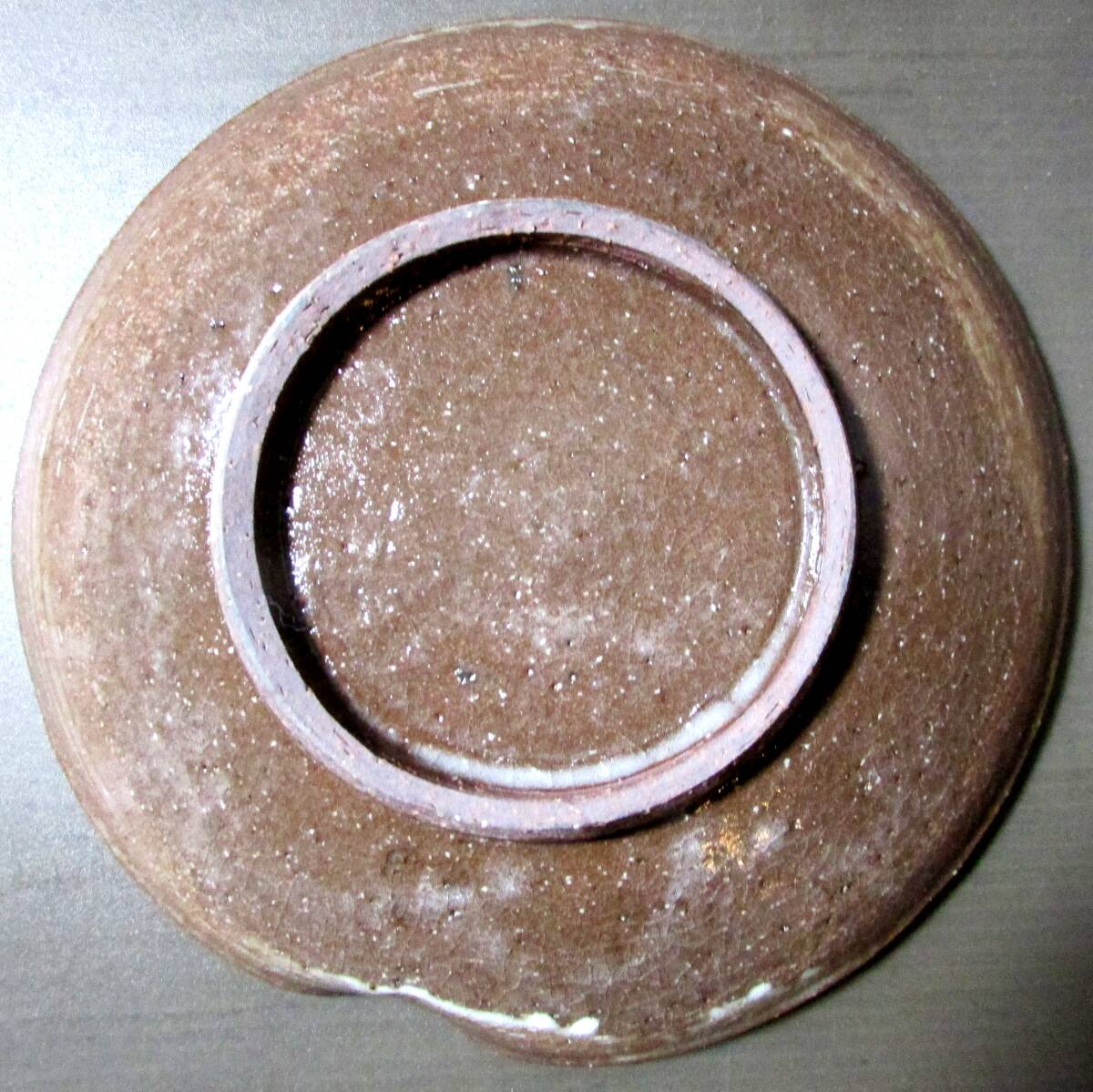 和食器 陶器 盛皿 径:(約20.5㎝ｘH3.5㎝）の画像4