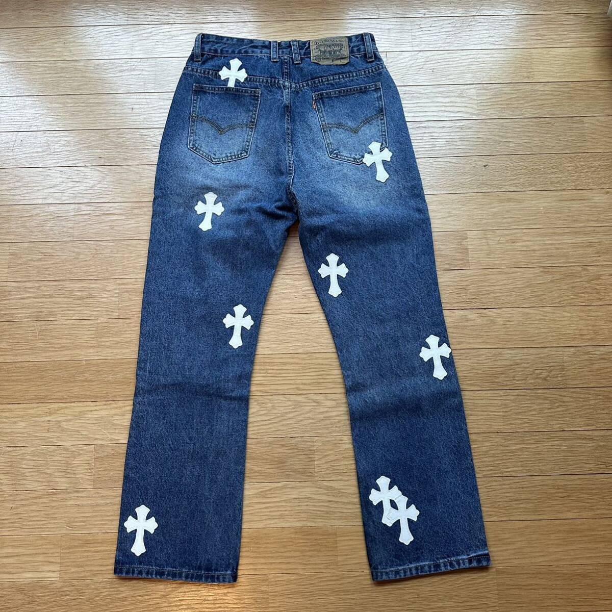 Levis 550 クロスパッチ　デニムパンツ _画像2