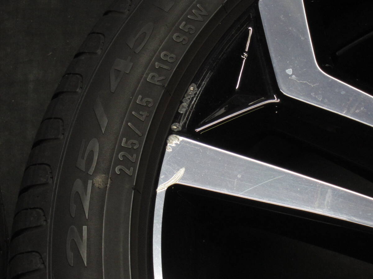 ★☆ ボルボ純正 ピレリ 225/45R18 ボルボ V40 クロスカントリー S80 PCD108/+50 #22990 ☆★の画像6