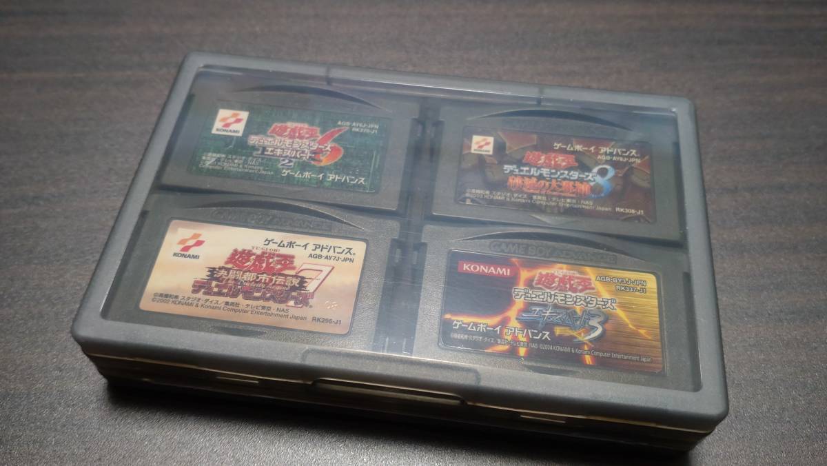 【新品未使用】ゲームボーイアドバンス ソフトケース clear black ソフト8本収納可能 ips gba 任天堂 #0151の画像5