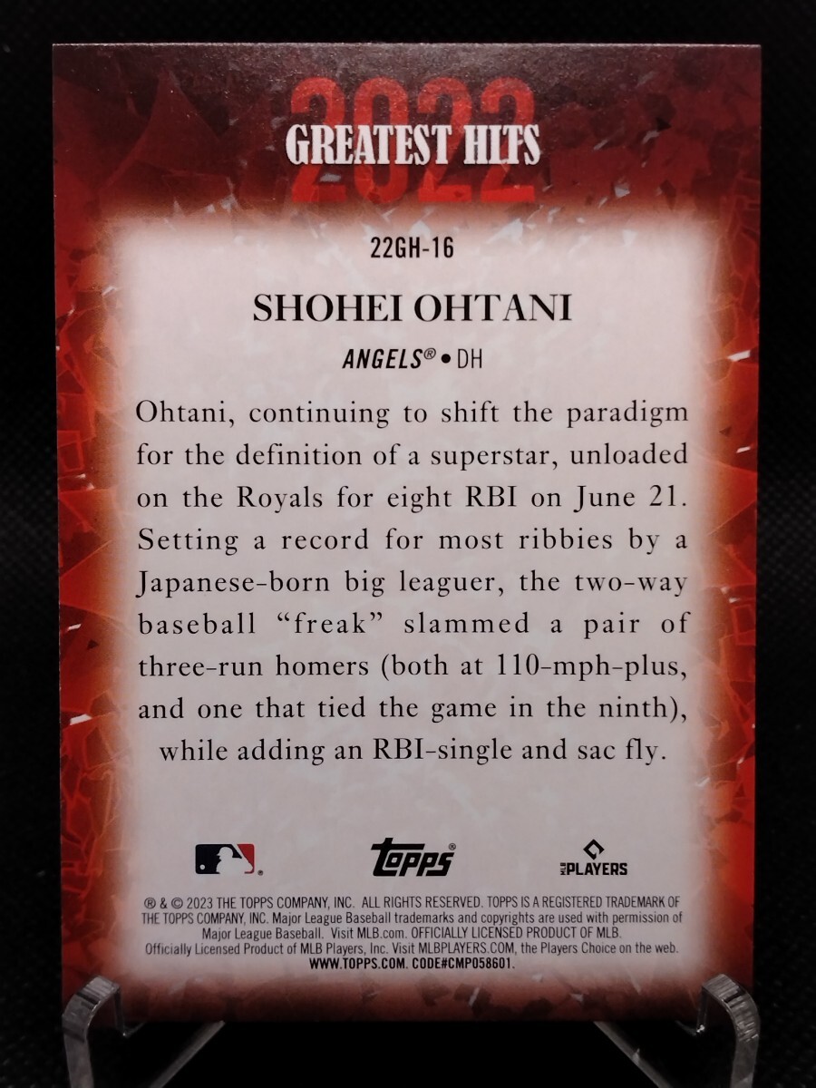 大谷翔平 2枚セット【2023 TOPPS SERIES 1 2022 GREATEST HITS 22GH-16】【2023 TOPPS SERIES 2 1988 ALL-STAR 88AS-1】エンジェルス_画像3