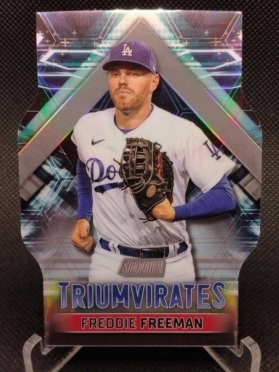 ベッツ フリーマン カーショウ 3枚セット 【2023 TOPPS STADIUM CLUB TRIUMVIRATES T-22 & T-23 & T-24】 ドジャース 三頭政治の画像5