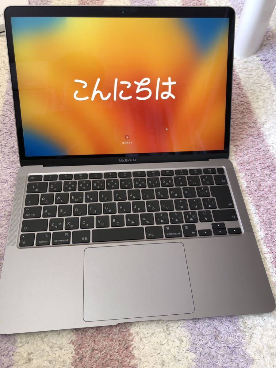 未使用に近い ノートパソコン　MacBook Air Retinaディスプレイ 13.3 MGN63J/A [スペースグレイ] Apple 送料無料_初期化済みです。