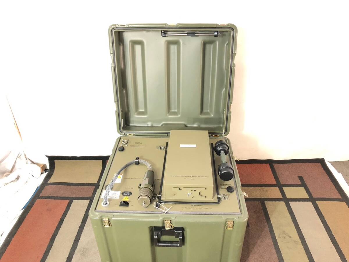 【米軍放出品】エアーコンプレッサー ポータブル酸素発生器用コンプレッサー POGS-33 US-ARMY(C)☆BC20LM-N#24の画像4