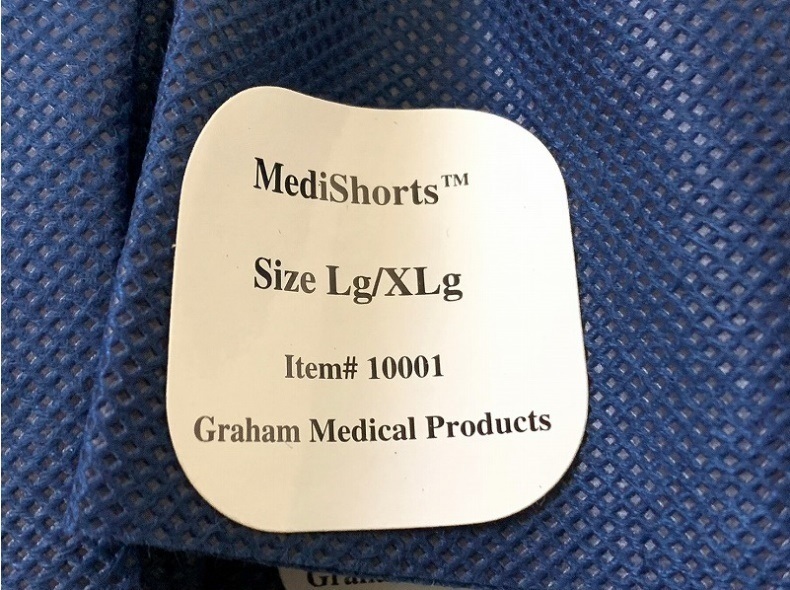 【新品】☆使い捨てパンツ ハーフパンツ 不織布 検査用パンツ 50枚 L/XLサイズ ショーツ GARAHAM (100)☆CC8Dの画像6