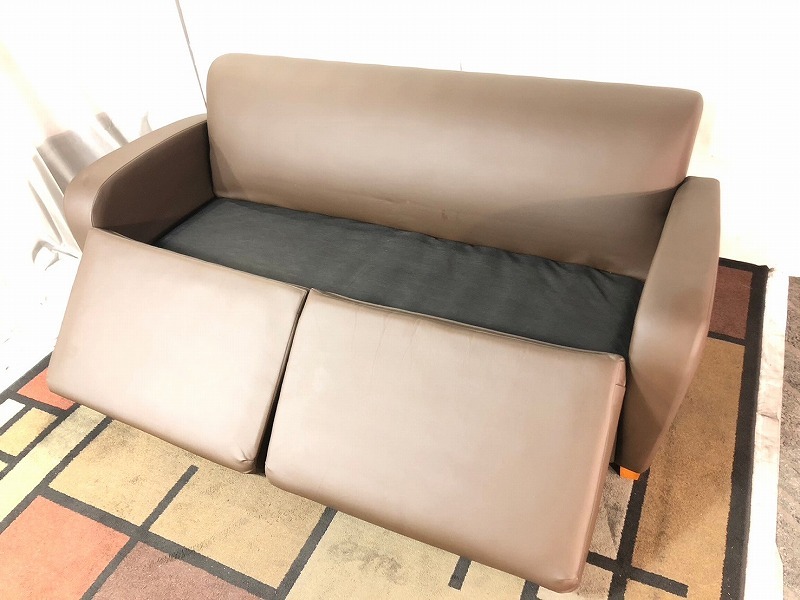 [ the US armed forces discharge goods ]3 seater . sofa reception sofa triple sofa lobby sofa chair chair imitation leather living lounge America furniture *BC1KM-W#24