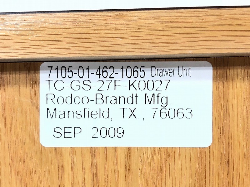 [ the US armed forces discharge goods ] unused goods do lower drawer 2 step chest american Mid-century Rodco-Brandt storage America furniture (180)*CC6AB