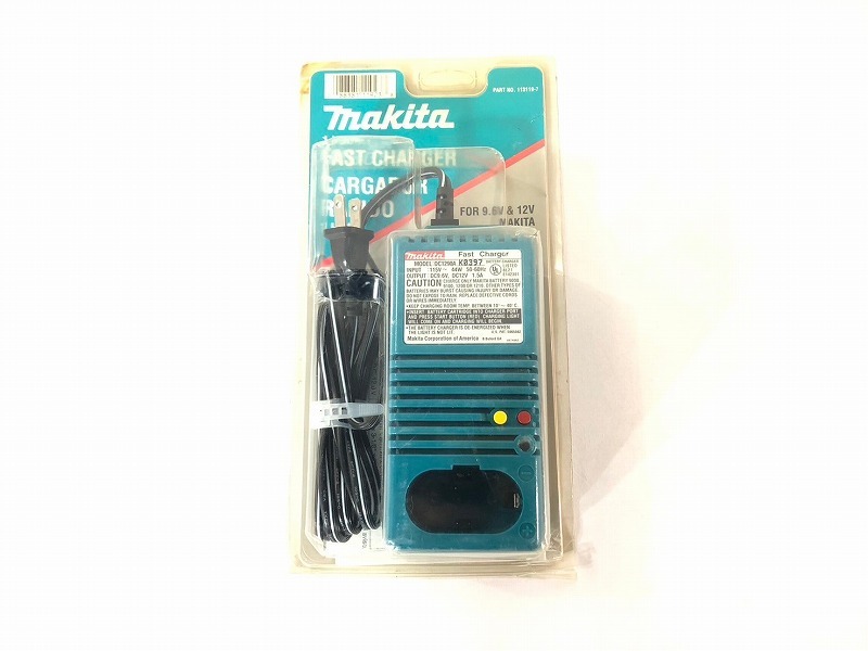 【米軍放出品】未使用品 Makita/マキタ DC1290A 急速充電器 バッテリー充電器 9.6V/12V バッテリーチャージャー (60) BB26QK-W#24の画像6