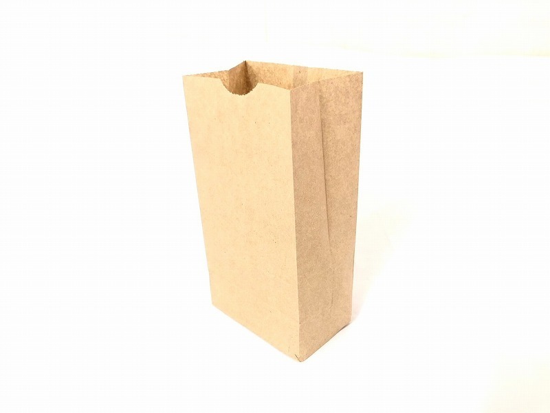 [ the US armed forces discharge goods ] unused goods paper bag angle bottom sack tea plain craft 6000 sheets W10.5×D6.5×H20cm (180) *CC19AI