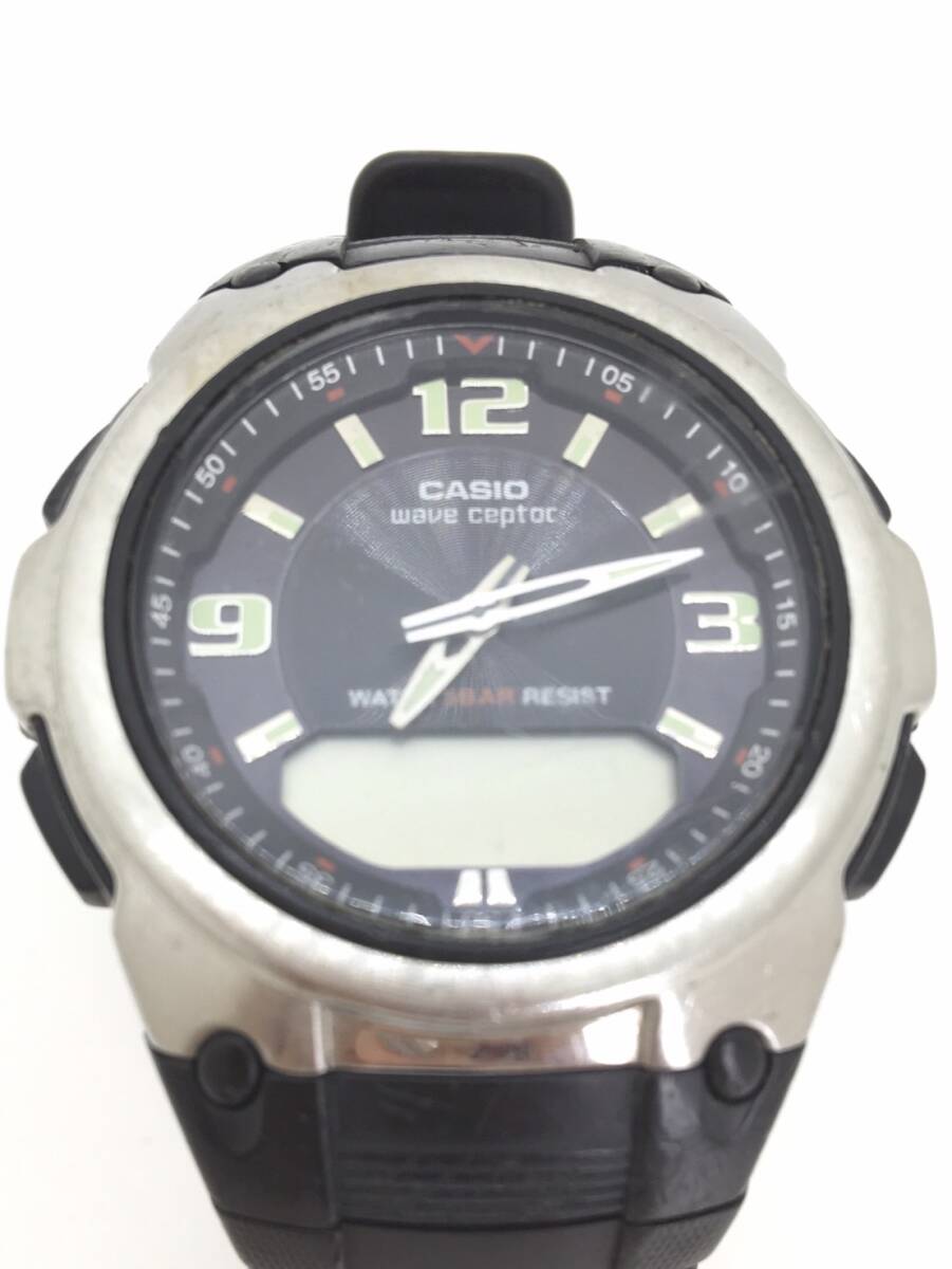 【120円】 CASIO カシオ 腕時計 WVA-109HJ 電波時計 不動品_画像3
