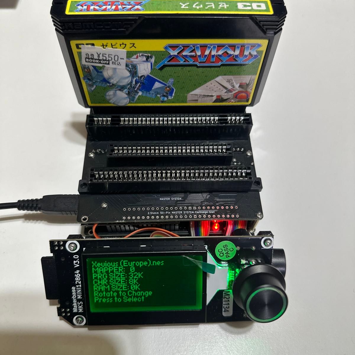 Cartridge Reader V5 （CartReader）レトロゲームROM吸出機 SA1チップmicroSD付