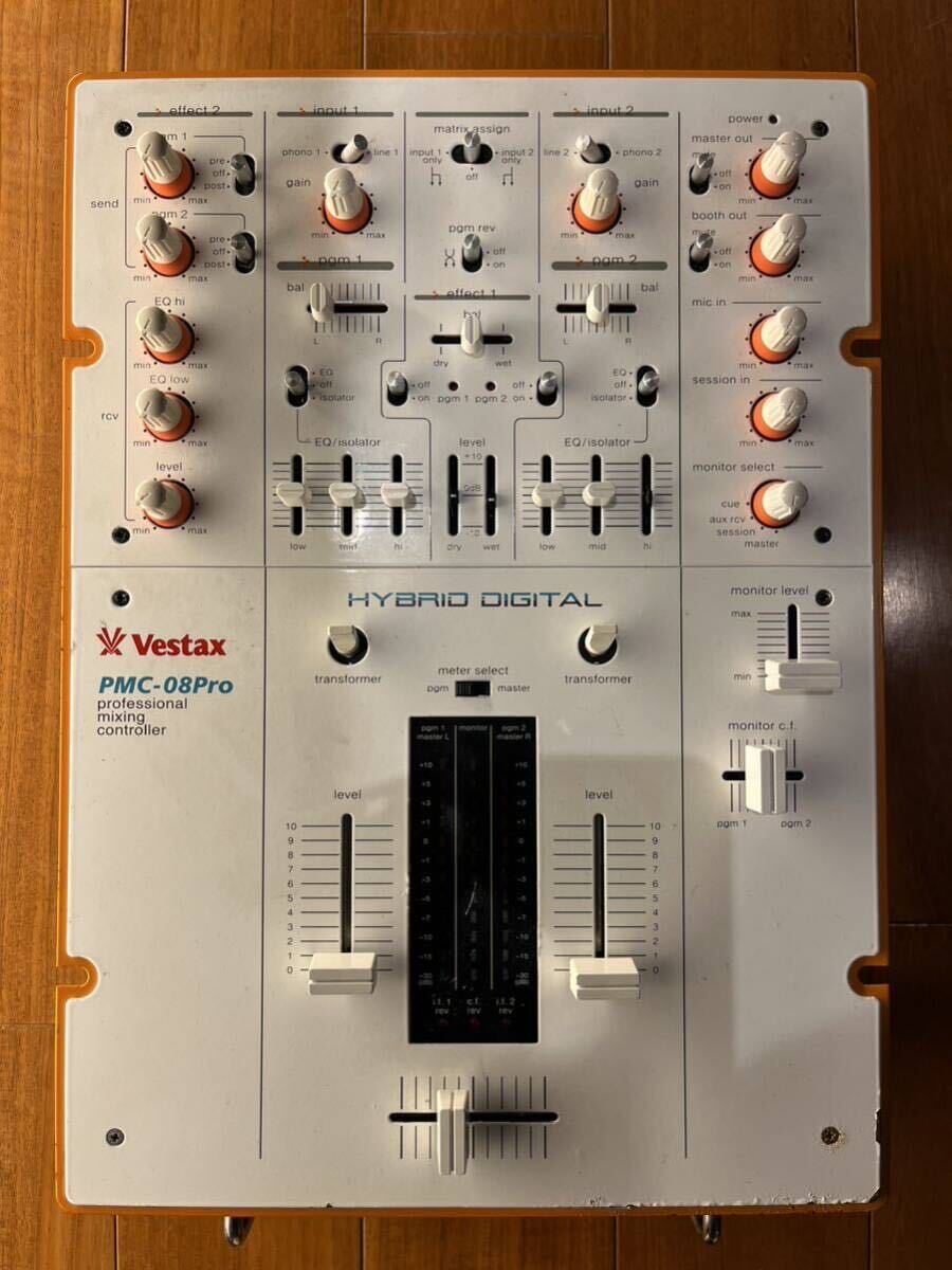 Vestax PMC-08Probe start ksDJ mixer 