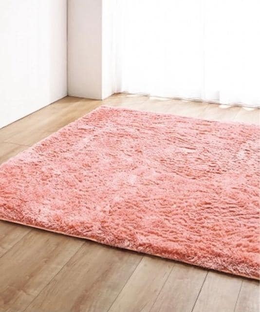 新品☆185×185cm♪分厚い♪ピンク系♪マイクロシャギーラグ♪☆ 新品☆185×185cm♪分厚い♪ピンク系♪マイクロシャギーラグ♪☆
