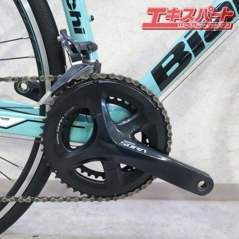 Bianchi vianirone7 sora R3000 2×9S アルミロード ビアンキ ヴィアニローネ7 46サイズ 戸塚店_画像6