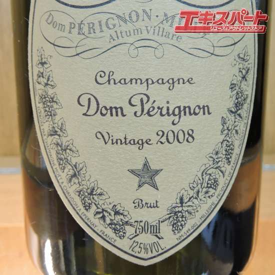 未開栓 Dom Perignon Vintage 2008/ドン・ペリニヨン ブリュット ヴィンテージ2008年 750ml 12.5度 辻堂店