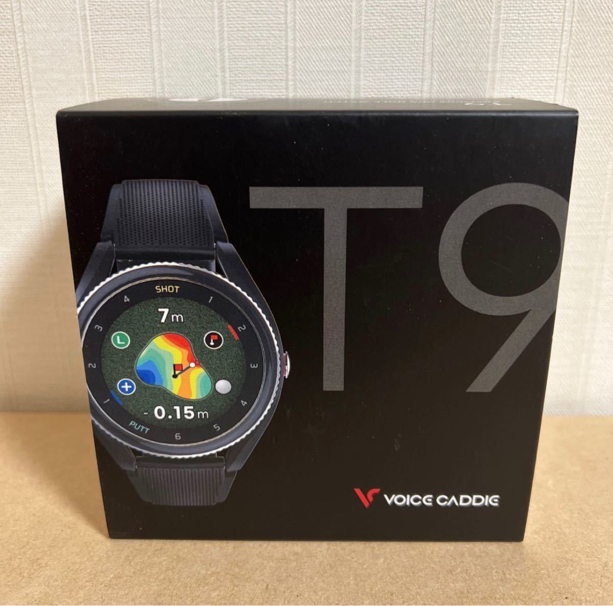 【新品・未開封】VOICE CADDIE ボイスキャディ T9 ゴルフGPSナビ 腕時計型　ブラック_画像2