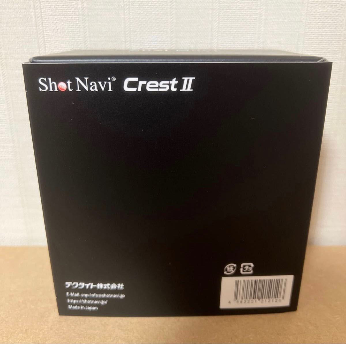 【新品・未開封】ホワイト ShotNavi ショットナビ CrestII クレスト2 GPS ゴルフナビ 最新モデルの画像4