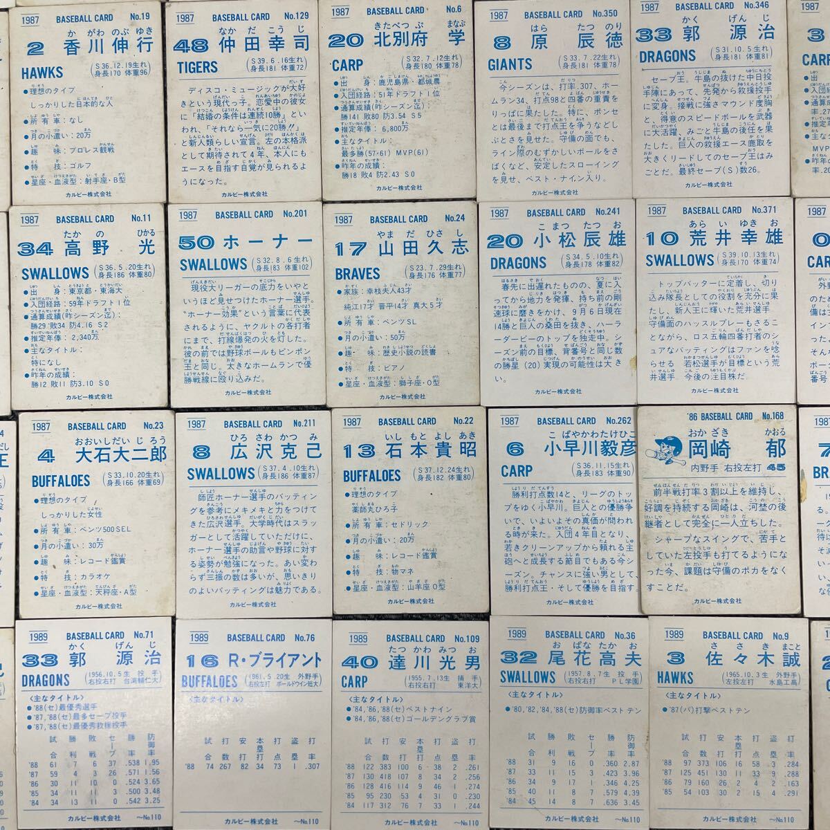 カルビー プロ野球カード 1987 1989の画像10