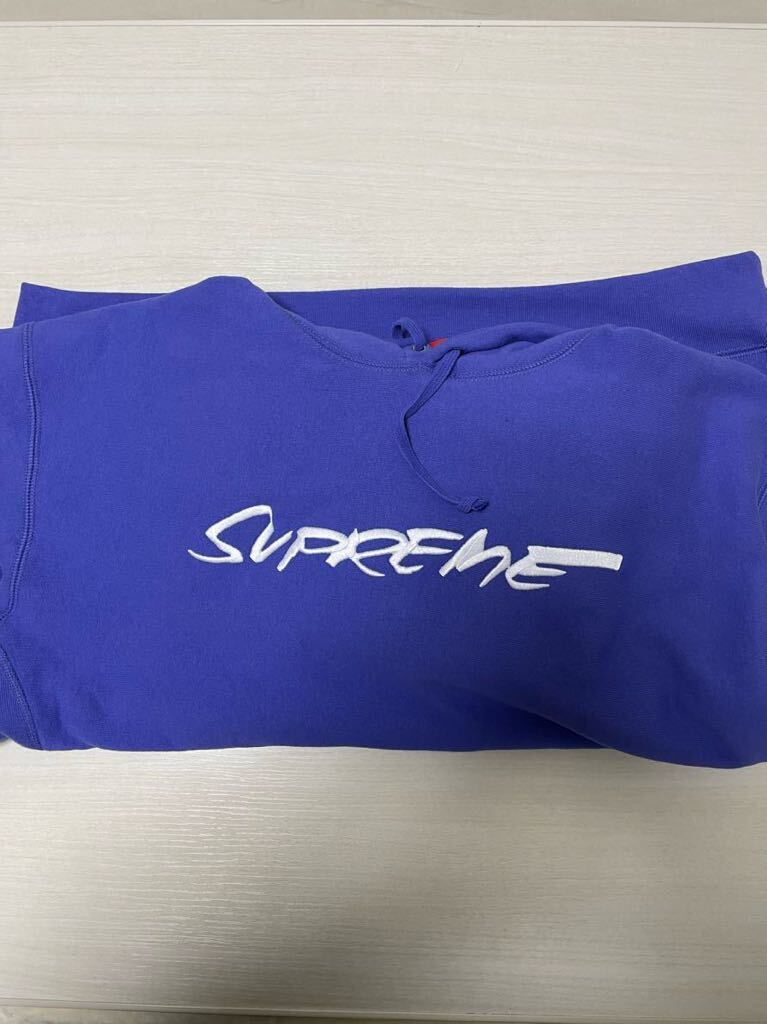 国内正規新品 L 24ss Supreme Futura Hooded Sweatshirt purple 紫 violet_画像2