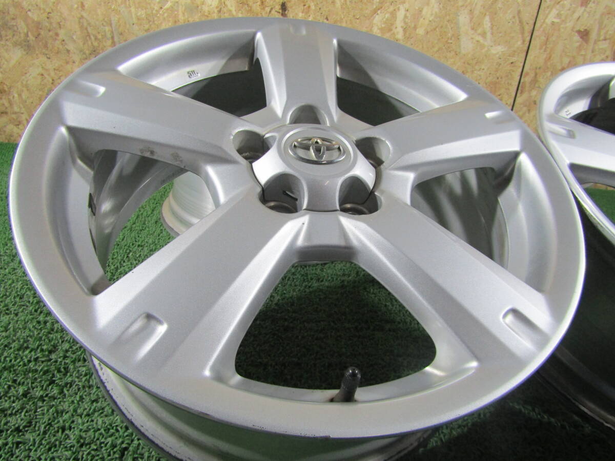 札幌発☆最落なし!【30系 RAV4 純正】トヨタ 17×7J +45 4本 売切_画像2